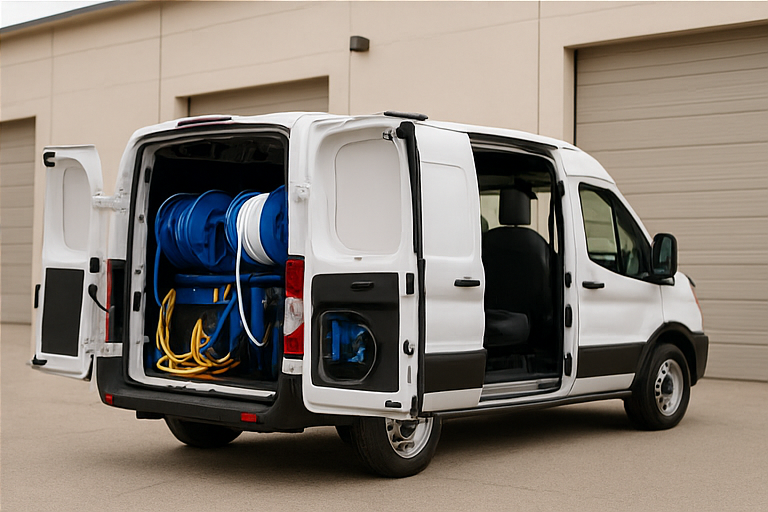 Mobile detailing setup